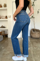 Judy Blue Full Size High Waist Front Seam Detail Straight Jeans