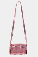 Woven Crossbody Bag with Adjustable Strap