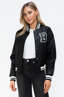 "B" is for Beauty's Bomber Jacket in Black