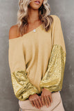 Sequins Sparkle Sleeve Top