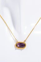 14K Gold-Plated Pendant Necklace