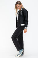 "B" is for Beauty's Bomber Jacket in Black