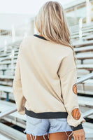 Sequin Basketball Long Sleeve Sweatshirt