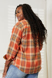 Plaid Dropped Shoulder Shirt