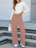 Striped Wide Leg Pants