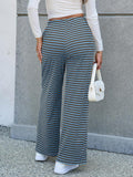 Striped Wide Leg Pants