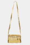 Woven Crossbody Bag with Adjustable Strap