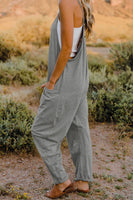 Sleeveless Jumpsuit with Pockets