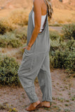 Sleeveless Jumpsuit with Pockets