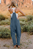 Sleeveless Jumpsuit with Pockets