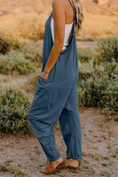 Sleeveless Jumpsuit with Pockets