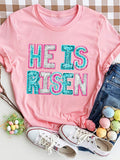 HE IS RISEN Round Neck T-Shirt