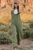 Sleeveless Jumpsuit with Pockets