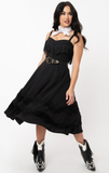 Western Girlie Fringe Swing Dress