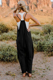 Sleeveless Jumpsuit with Pockets