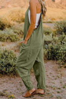 Sleeveless Jumpsuit with Pockets